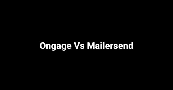 Ongage Vs Mailersend