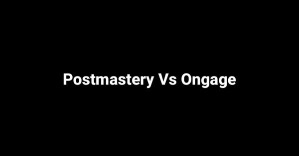 Postmastery Vs Ongage