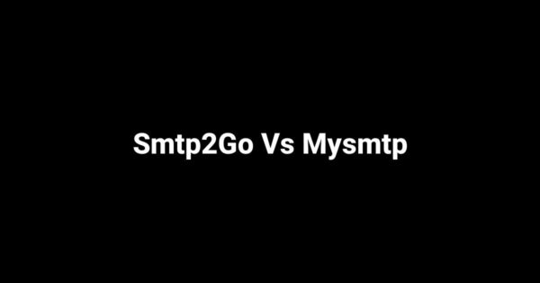 Smtp2Go Vs Mysmtp